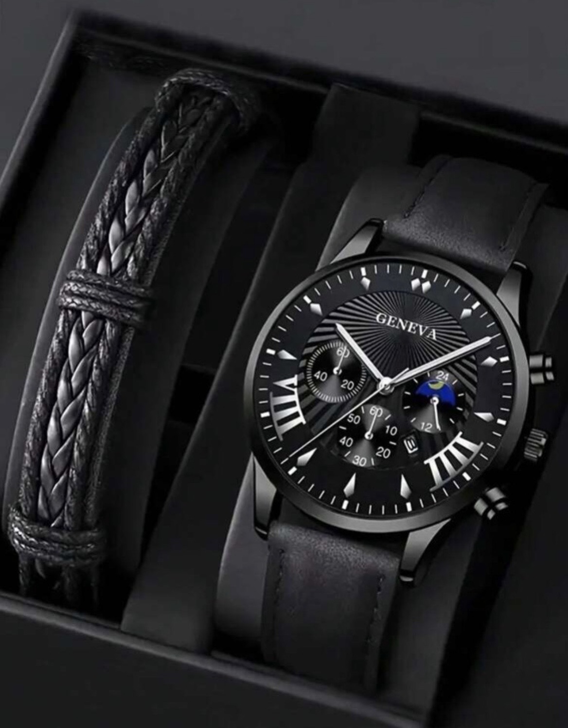 Conjunto de reloj para hombre